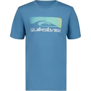 Quiksilver Boys’ Short Sleeve Screen Print Graphic T-Shirt, Soft & Comfortable, Regular Fit(Niagra Shadow Cast)