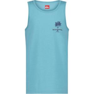 Quiksilver Boys’ Sleeveless Graphic Tank Top Shirt(Aqua Beach)