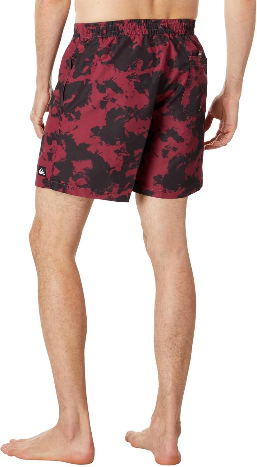 image:imageQuiksilver Mens Quiksilver Mens Remade Mix 17 Volley Boardshort Swim TrunkMineral Red 233