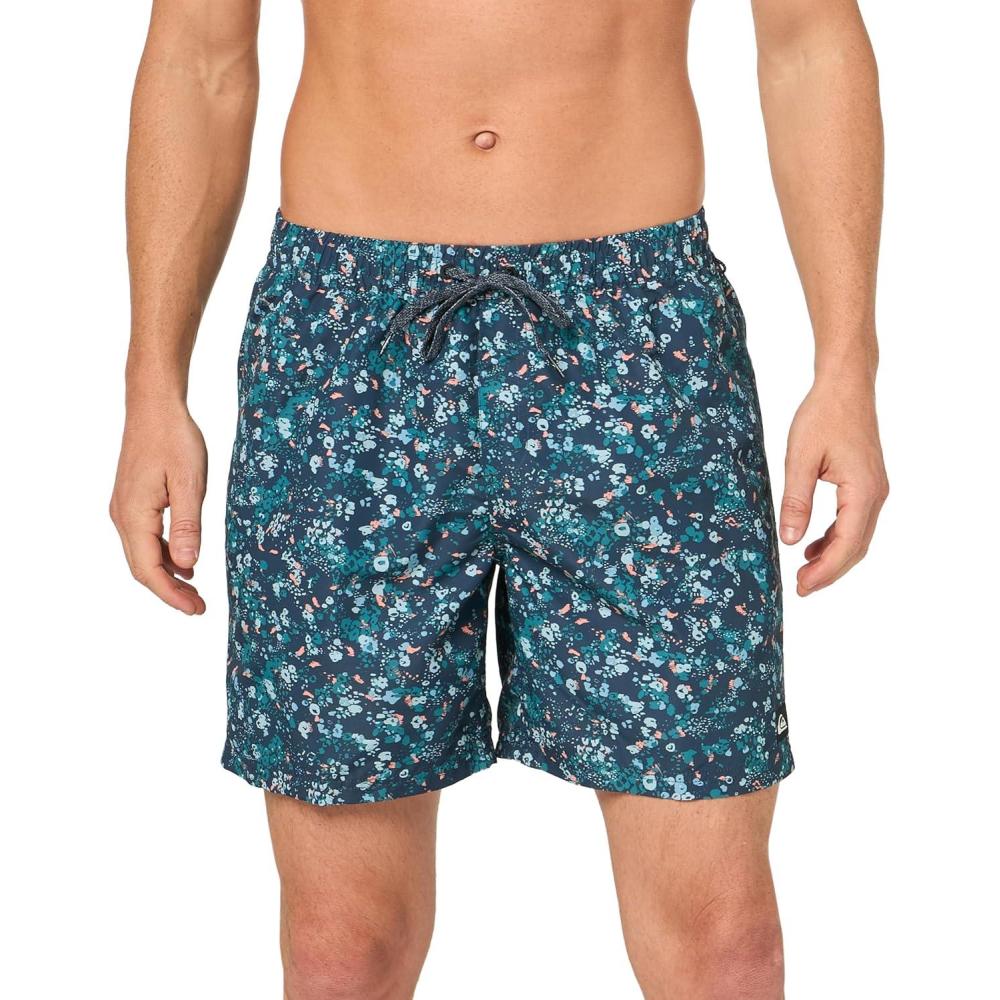 image:imageQuiksilver Mens Quiksilver Mens Remade Mix 17 Volley Boardshort Swim TrunkDark Navy 241