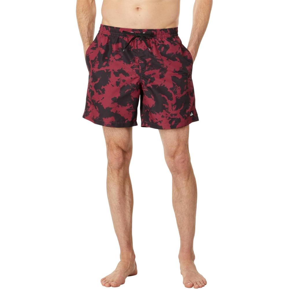 image:imageQuiksilver Mens Quiksilver Mens Remade Mix 17 Volley Boardshort Swim TrunkMineral Red 233