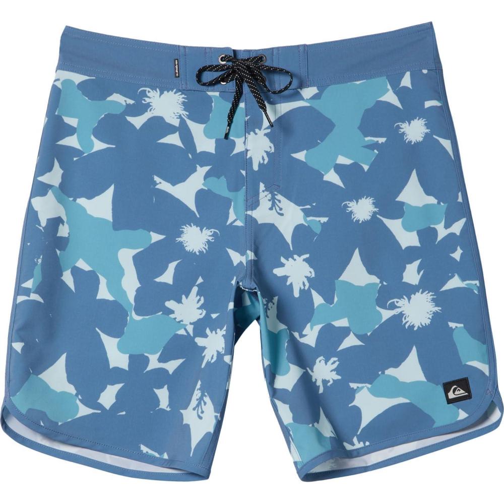 image:imageQuiksilver Mens Surfsilk Scallop 19 BoardshortsCoronet Blue Prnt 4