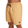 Quiksilver Men’s Quiksilver Men’s Remade Mix 17 Volley Boardshort Swim Trunk(Mustard 233)