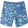 Quiksilver Mens Surfsilk Scallop 19 Boardshorts(Coronet Blue Prnt 4)