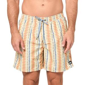 Quiksilver Men’s Quiksilver Men’s Remade Mix 17 Volley Boardshort Swim Trunk(Oyster White 241)