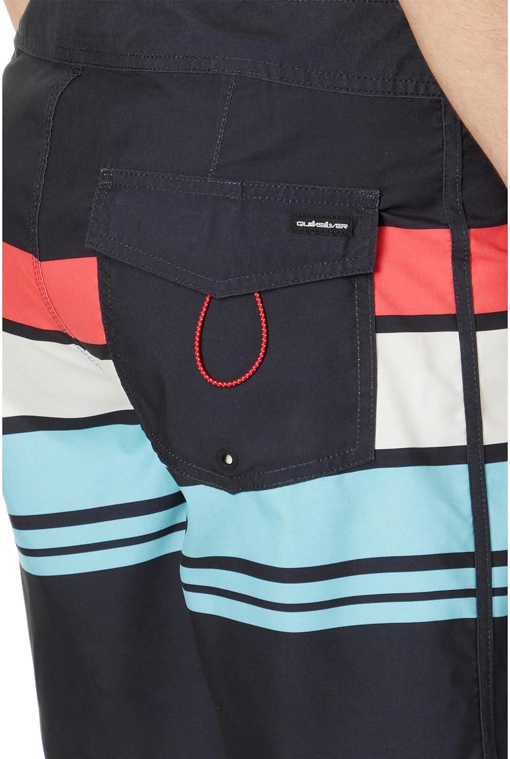 image:imageQuiksilver Mens Quiksilver Mens Everyday Stripe 19 Boardshort Swim TrunkBlack 241