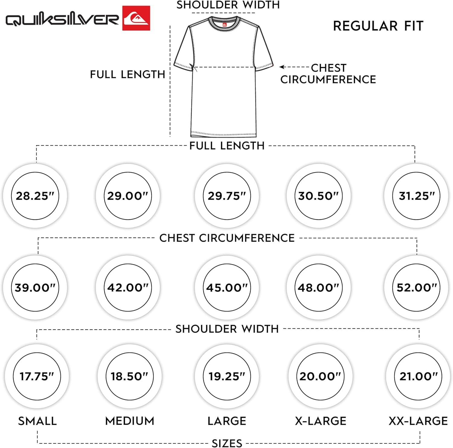 image:imageQuiksilver Mens Regular Fit Premium Soft Cotton Tee Short Sleeve TShirtCanteen