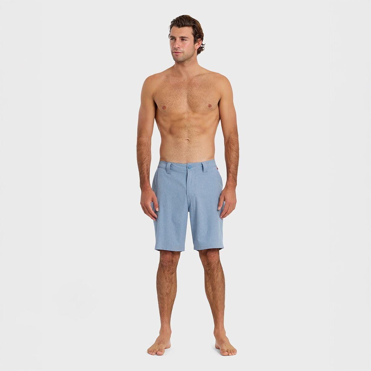 image:imageQuiksilver Mens Union Heather Amphibian 20 Hybrid ShortsRiviera