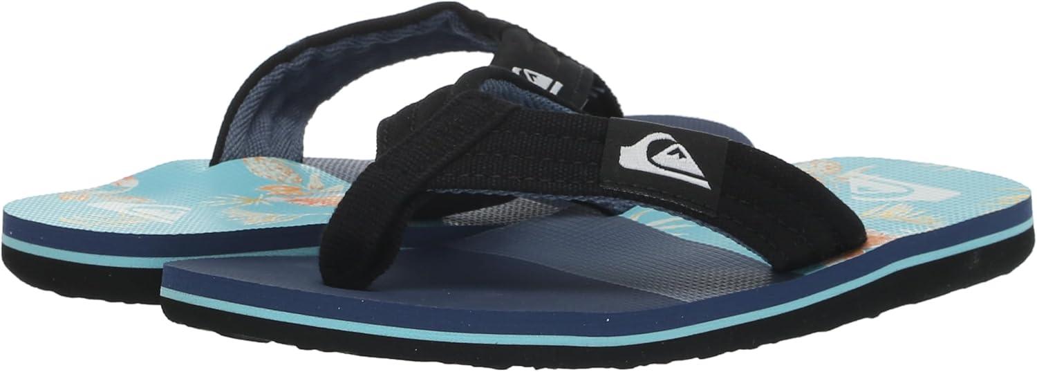 image:imageQuiksilver boys Boys Molokai Layback Ii Flip Flop Sandal YouthBlueBlueGrey 234