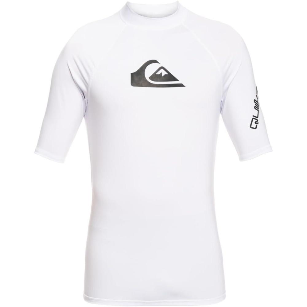 image:imageQuiksilver Mens All Time Ss Short Sleeve Rashguard Surf ShirtBlue