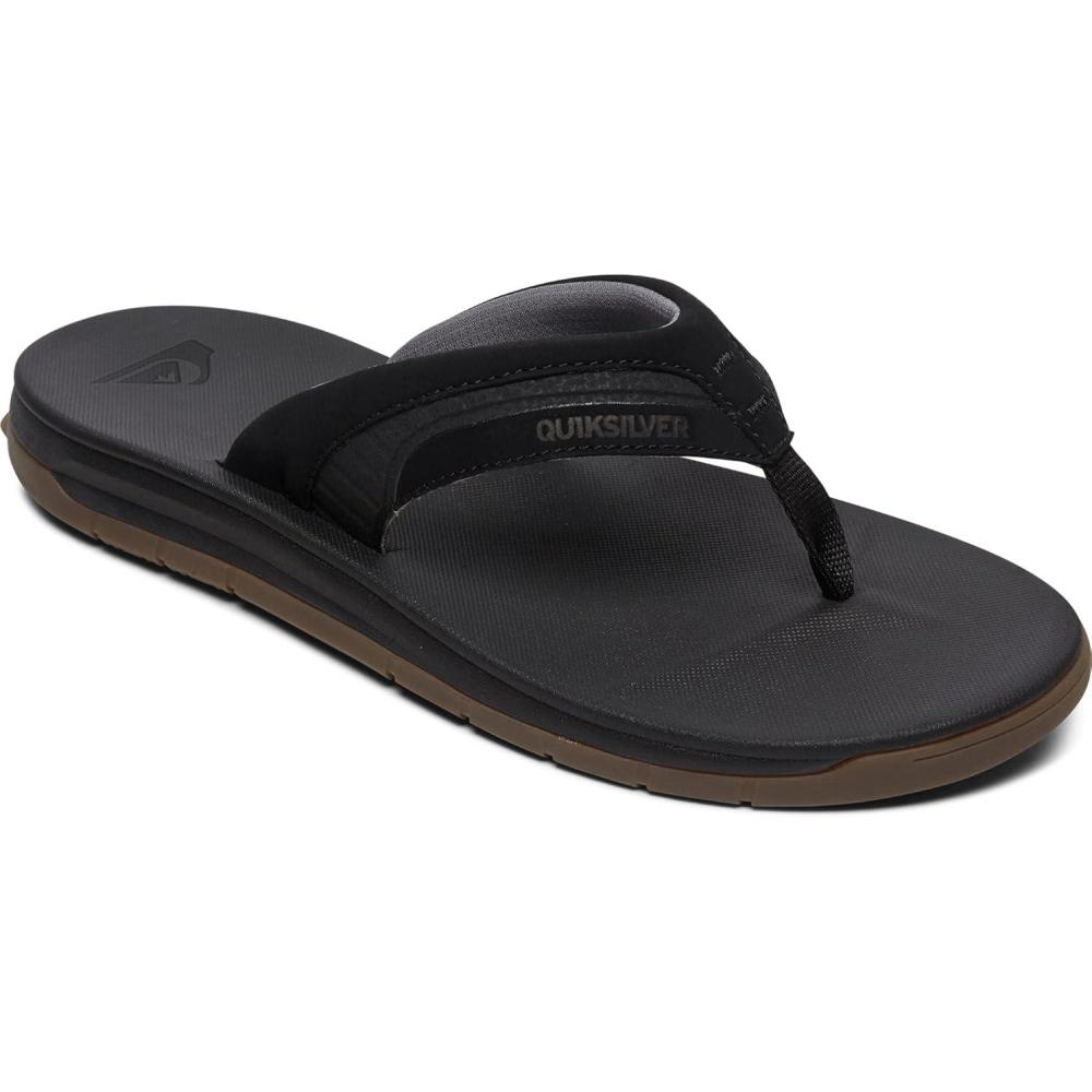 image:imageQuiksilver Mens Coastal Excursion Travel Sandl SandalBlackBlackBrown