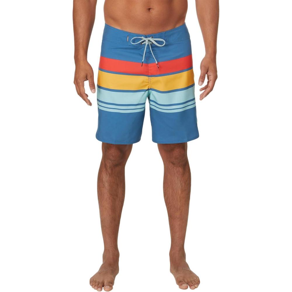 image:imageQuiksilver Mens Everyday Stripe 19 Boardshort Swim TrunkStar Sapphire