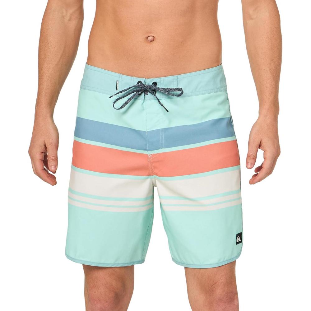 image:imageQuiksilver Mens Quiksilver Mens Everyday Stripe 19 Boardshort Swim TrunkLimpet Shell 241