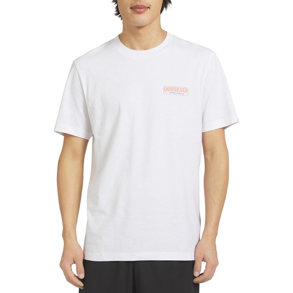 image:imageQuiksilver Mens Regular Fit Premium Soft Cotton Tee Short Sleeve TShirtSoft White