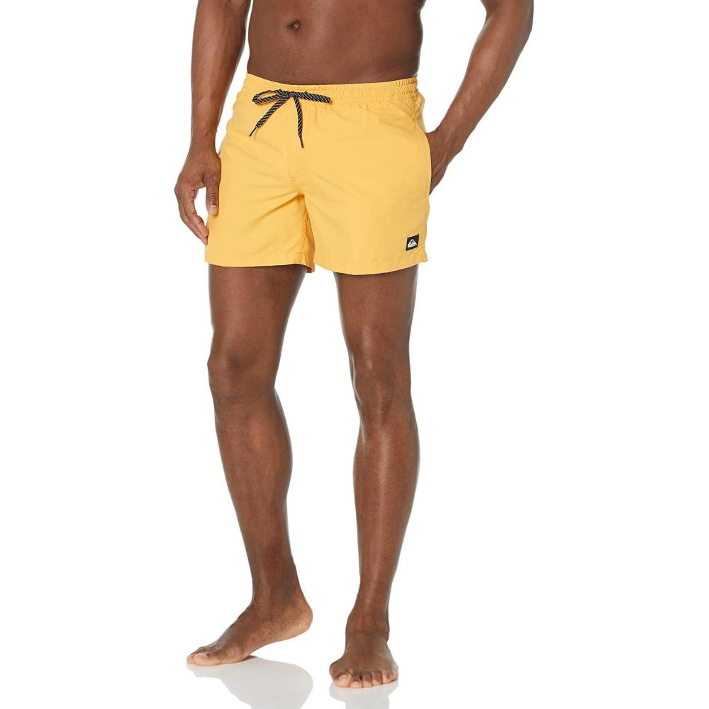 image:imageQuiksilver Mens Standard Everyday Volley 15 Boardshort Swim TrunkYolk Yellow