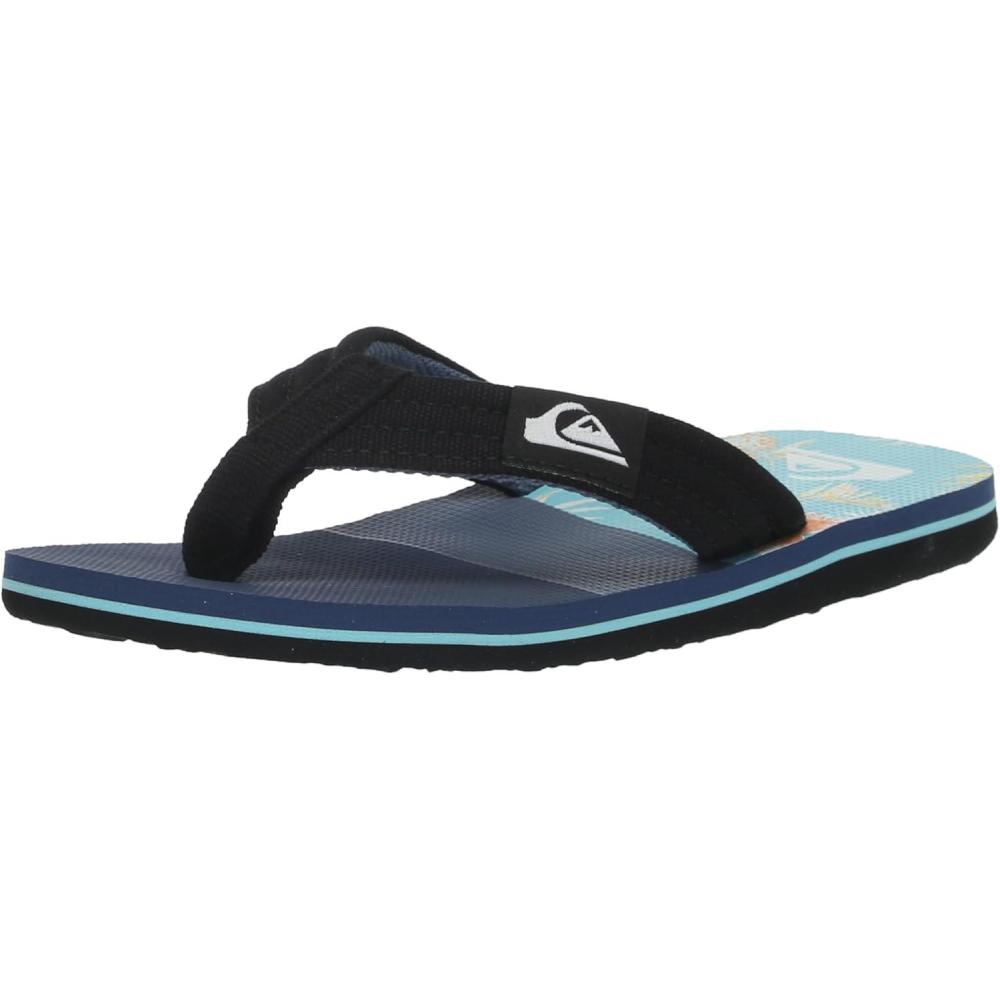 image:imageQuiksilver boys Boys Molokai Layback Ii Flip Flop Sandal YouthBlueBlueGrey 234