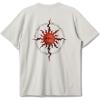 Quiksilver – Mens Solaris T-Shirt Mer Short Sleeve Graphic T-Shirt(Lunar)