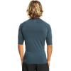 Quiksilver Men’s All Time Ss Short Sleeve Rashguard Surf Shirt(Blue)