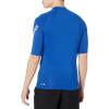 Quiksilver Men’s All Time Ss Short Sleeve Rashguard Surf Shirt(Electric Royal)