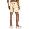 Quiksilver Mens Cloud 9 Pcs Volley 17nb Elastic Waist Volley Swim Trunk Bathing Suit(Pale Banna)
