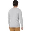 Quiksilver Men’s Comp Logo Long Sleeve Screen Tee(Light Grey Heather)