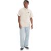 Quiksilver Mens Dobby Stripe Classic Woven(Bone White)