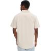Quiksilver Mens Dobby Stripe Classic Woven(Bone White)