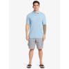 Quiksilver Mens Men’s Water Polo 2 Lightweight Quick Dry Collared Polo Shirt(Dusk Blue)