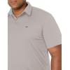 Quiksilver Mens Men’s Water Polo 2 Lightweight Quick Dry Collared Polo Shirt(Flint Gray)