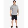 Quiksilver Mens Men’s Water Polo 2 Lightweight Quick Dry Collared Polo Shirt(Sharkskin)