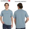Quiksilver Men’s Regular Fit Premium Soft Cotton Tee Short Sleeve T-Shirt(Blue Shadow)