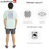 Quiksilver Men’s Regular Fit Premium Soft Cotton Tee Short Sleeve T-Shirt(Brook Green)
