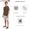Quiksilver Men’s Regular Fit Premium Soft Cotton Tee Short Sleeve T-Shirt(Canteen)