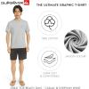 Quiksilver Men’s Regular Fit Premium Soft Cotton Tee Short Sleeve T-Shirt(Grey)