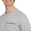 Quiksilver Men’s Regular Fit Premium Soft Cotton Tee Short Sleeve T-Shirt(Heather Grey)