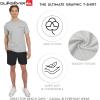 Quiksilver Men’s Regular Fit Premium Soft Cotton Tee Short Sleeve T-Shirt(Heather Grey)