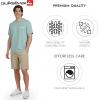 Quiksilver Men’s Regular Fit Premium Soft Cotton Tee Short Sleeve T-Shirt(Jade Grey)
