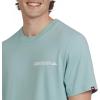 Quiksilver Men’s Regular Fit Premium Soft Cotton Tee Short Sleeve T-Shirt(Jade Grey)