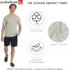 Quiksilver Men’s Regular Fit Premium Soft Cotton Tee Short Sleeve T-Shirt(Light Sage)