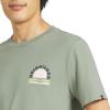 Quiksilver Men’s Regular Fit Premium Soft Cotton Tee Short Sleeve T-Shirt(Lily Pad)