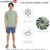 Quiksilver Men’s Regular Fit Premium Soft Cotton Tee Short Sleeve T-Shirt(Lily Pad)