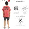 Quiksilver Men’s Regular Fit Premium Soft Cotton Tee Short Sleeve T-Shirt(Mineral Red)