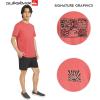 Quiksilver Men’s Regular Fit Premium Soft Cotton Tee Short Sleeve T-Shirt(Mineral Red)