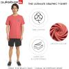 Quiksilver Men’s Regular Fit Premium Soft Cotton Tee Short Sleeve T-Shirt(Mineral Red)