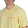 Quiksilver Men’s Regular Fit Premium Soft Cotton Tee Short Sleeve T-Shirt(Pale Yellow)