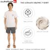 Quiksilver Men’s Regular Fit Premium Soft Cotton Tee Short Sleeve T-Shirt(Rosewater)