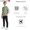 Quiksilver Men’s Regular Fit Premium Soft Cotton Tee Short Sleeve T-Shirt(Sage)