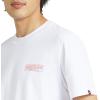 Quiksilver Men’s Regular Fit Premium Soft Cotton Tee Short Sleeve T-Shirt(Soft White)