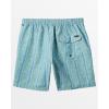 Quiksilver Mens Remade Mix Volley 17nb Elastic Waist Volley Swim Trunk(Alaskan Blue)