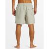 Quiksilver Mens Remade Mix Volley 17nb Elastic Waist Volley Swim Trunk(Silver Birch)